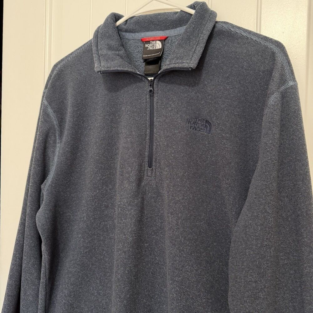 The North Face Polartec ThermalPro Long Sleeve Fleece 1/4 Zip Men’s Medium Blue